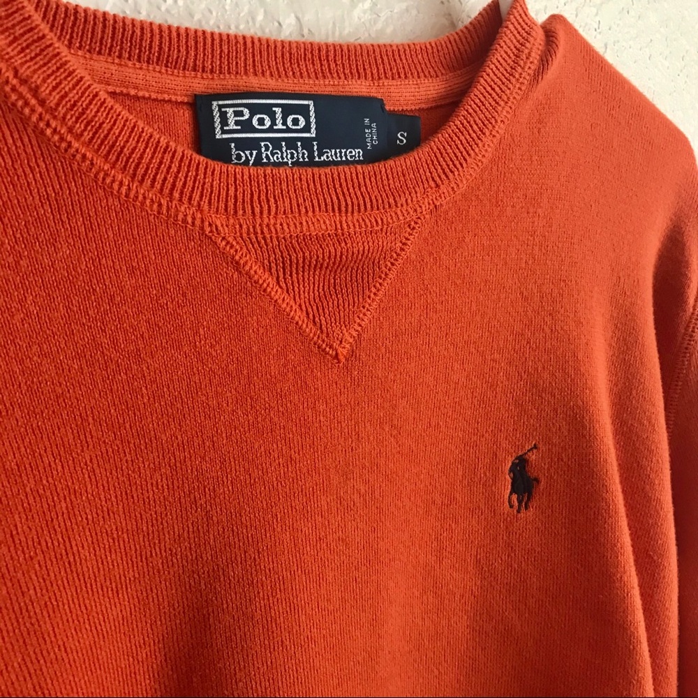 Ralph Lauren Polo Men’s Sweater in Orange